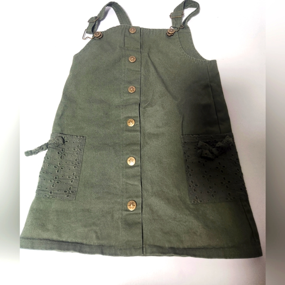 Daisy Fuentes Olive Green Cotton Garment